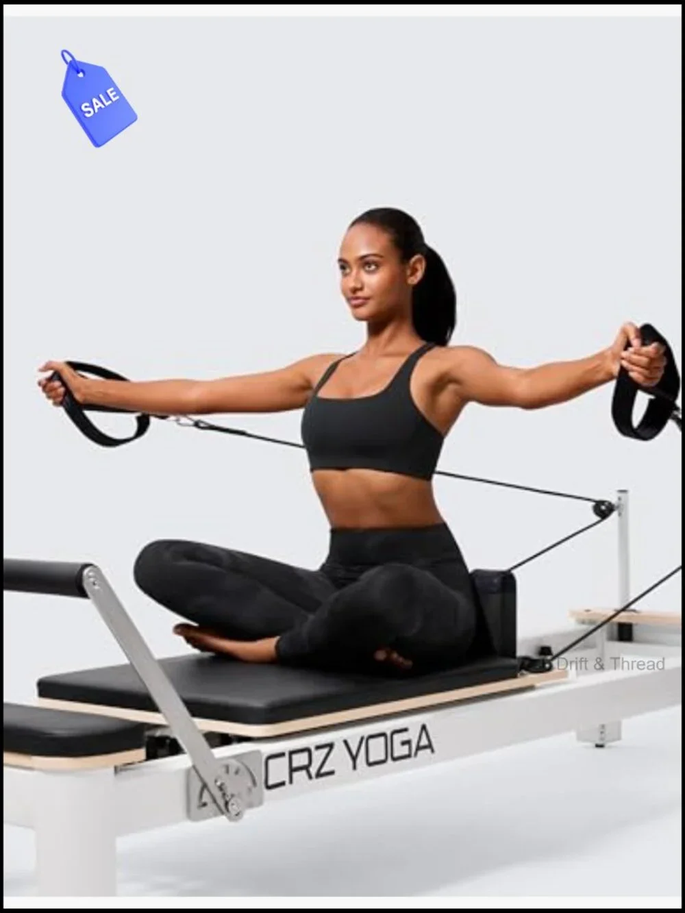 Seamless Racerback Sports Bra Light Support Double Layered Yoga Top
